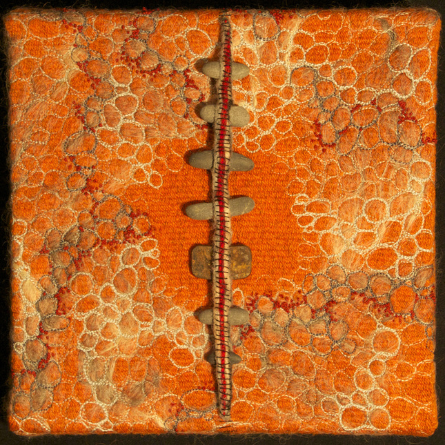 Amy Meissner, textile artist | Vein #2, 2015 | private collection | www.amymeissner.com