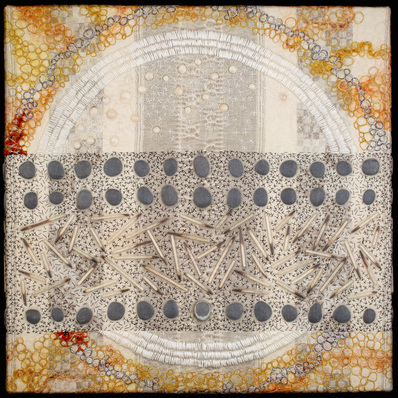 Amy Meissner, textile artist | Reliquary #12: Ichor, 2015 | Reliquary Series | www.amymeissner.com